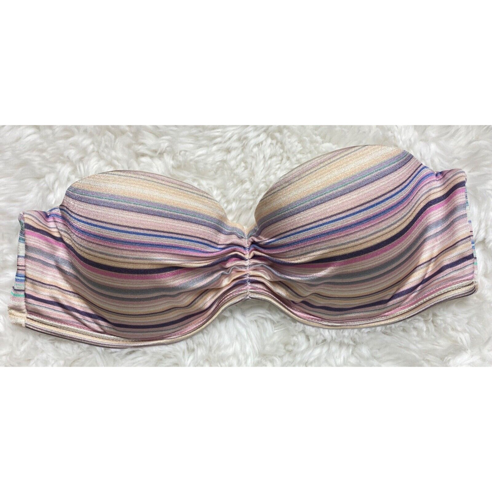 Victoria's Secret Womens Sz 32B Strapless Bikini Swim Top 2446